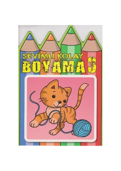 Sevimli Kolay Boyama 3 - Cuberdon Books
