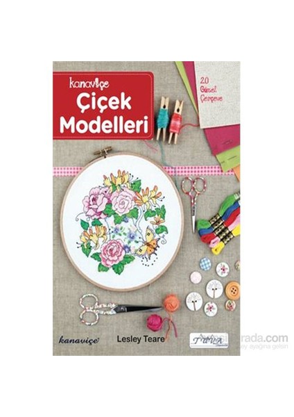 Kanaviçe Çiçek Modelleri - Lesley Teare