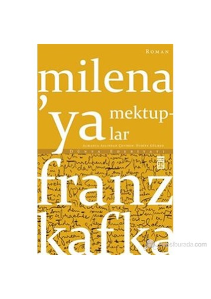 Milena'ya Mektuplar - Franz Kafka
