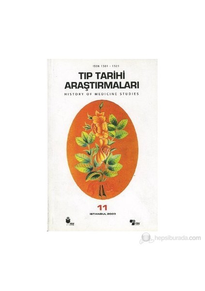 Tıp Tarihi Araştırmaları 11
