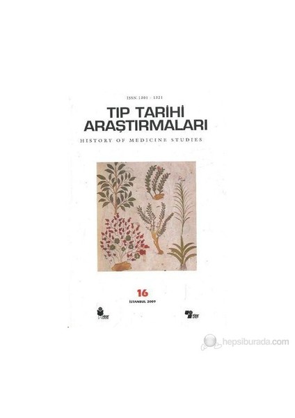 Tıp Tarihi Araştırmaları 16