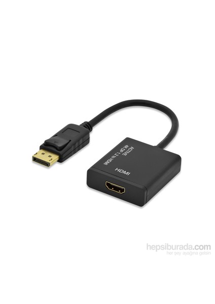 0.20M Erkek-Dişi DisplayPort to HDMI Adaptörü (ED-84517)