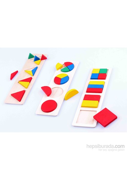 3 in 1 Wooden Montessori Blocks Set