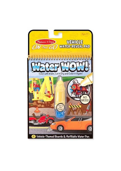 Melissa & Doug Water Wow Su İle Boyama Kitabı Araçlar