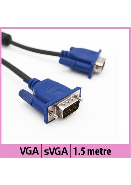 Vga / Svga 15Pin Monitor Kablosu - 1,5M