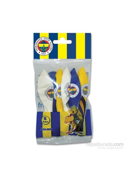 Fenerbahçe Poşet İçi 6'Lı Balon