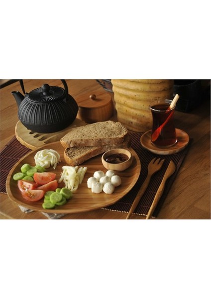 Penne Kare 28 Cm Servis Tabak - Bambu Tabak