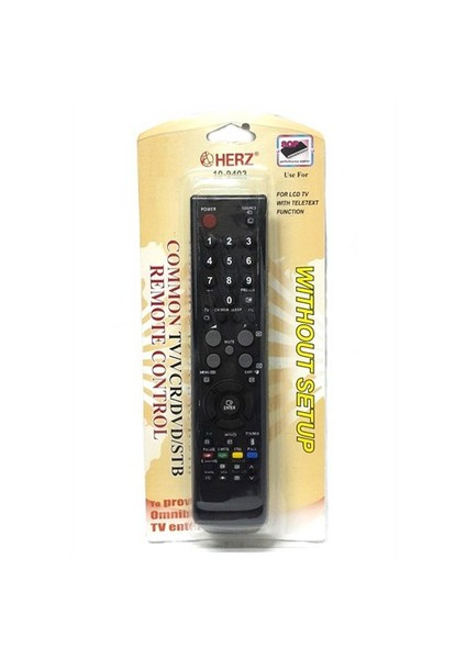 Samsung Uyumlu Lcd-Plazma Tv Kumanda Herz 10-9403 fırsatları