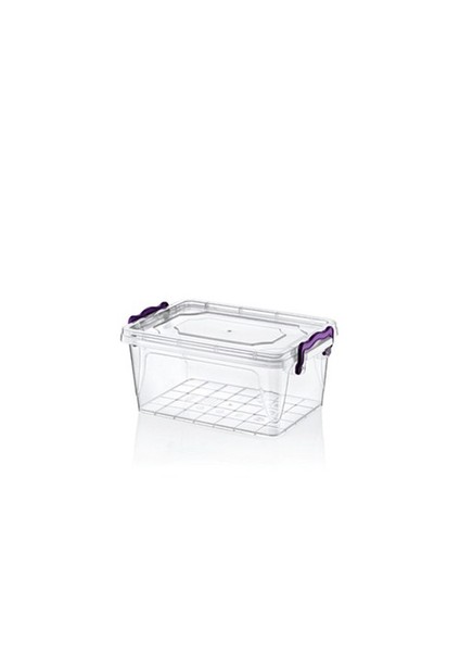 Plastik 3 Lt Diktörtgen Multi Box Saklama Kabı