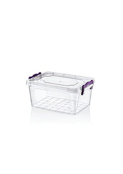 Plastik 5 Lt Diktörtgen Multi Box Saklama Kabı