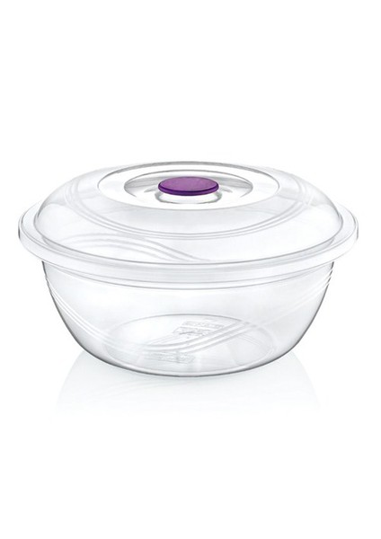 Plastik 3 No Kapaklı Hamur Leğeni Şeffafl(25Lt)