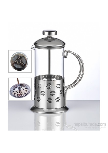 Fidex Home French Press-Paslanmaz Ve Süzgeçli