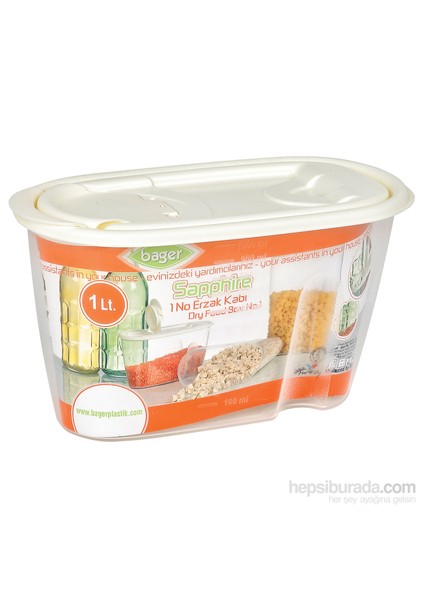 Safir 1 No Erzak Kabı (1 Lt)