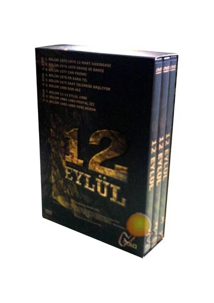 12 Eylül Yakın Tarih Belgeseli (Box Set) (3 DVD)