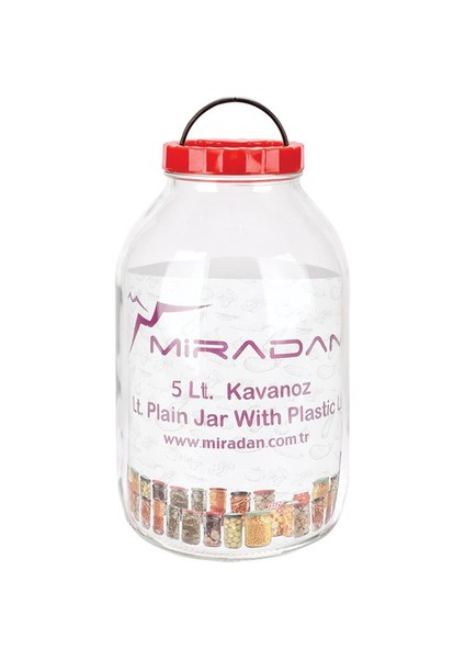 Kapaklı Kavanoz - 5 Lt