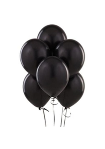 Siyah Balon 25 Adet