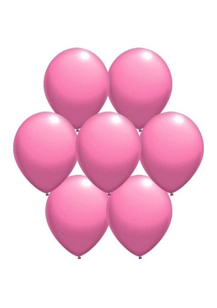 Parti Paketi  Metalik Pembe Balon (25'Li)