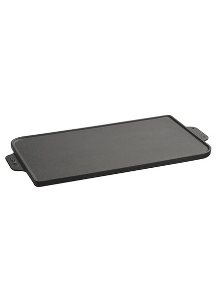 Griddle, Bir Tarafı Düz Diğer Tarafı Izgara Yüzeyli, 26X47cm. Metal Kulplu, fiyatları