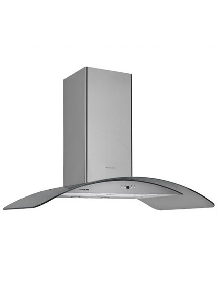 3155 Vetro Füme Cam 90 cm Davlumbaz