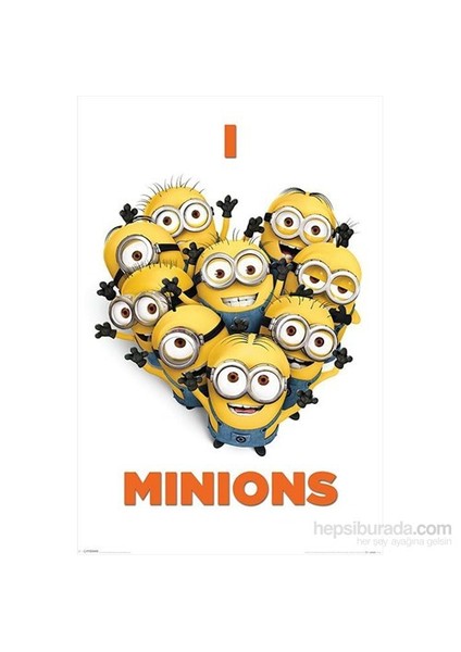 Maxi Poster Despicable Me I Love Minions modelleri