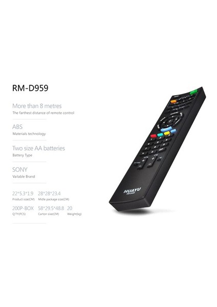 Rmd-959 Sony Led Tv Kumandasi