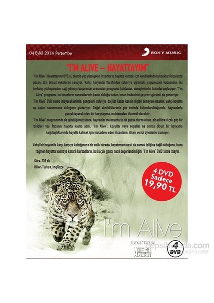 I’m Alive (Hayattayım) (DVD)