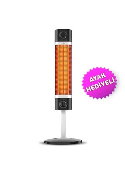 CH 1800 XE 1800 Watt Karbon Infrared Isıtıcı + Ayak Hediyeli CH-1800XE