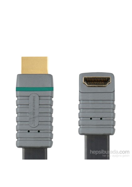 BVL1342 HDMI - HDMI 2m Ethernet High Speed HDMI 90 de Altın Kaplama Kablo
