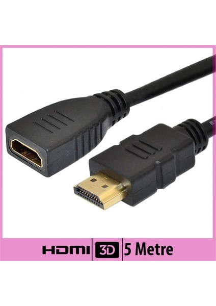 Hdmı Kablo V1.4 Altın Kaplama - 5M