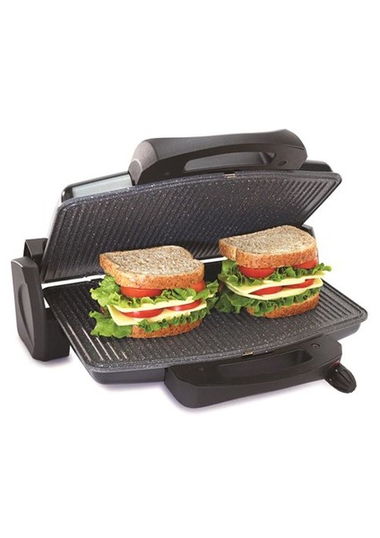 Sandwich&Grill Granite Edition Siyah Tost Makinesi