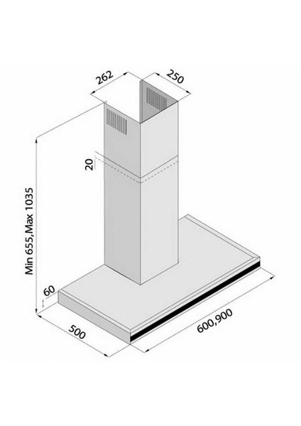3175 Venezia, Silence, Siyah, Dokunmatik Davlumbaz fiyatları