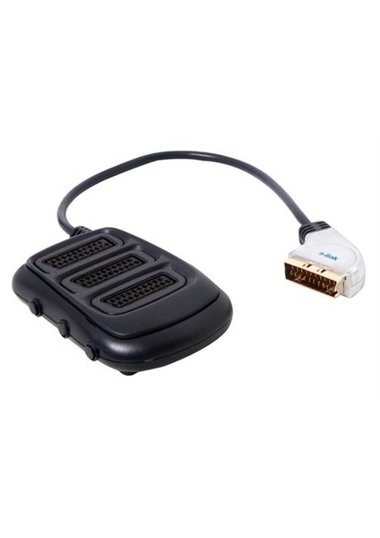 Slx-Sc35 Scart To 3 Scart Çoklayıcı Metal Kasa Altın Uçlu Kablo fiyatları