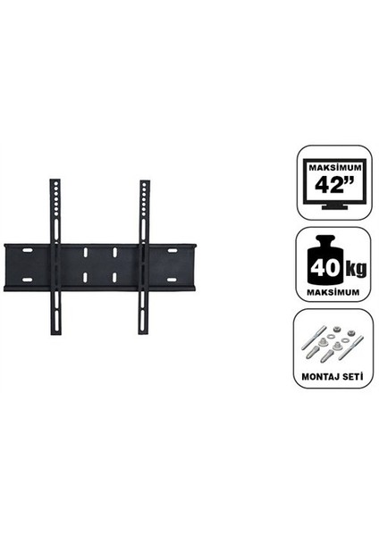 42'' Sabit A Plus Duvar Askı Aparatı