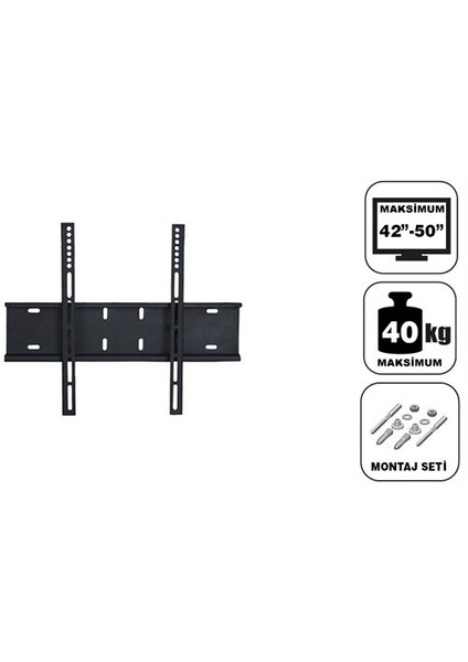 42''-50'' Sabit A Plus Duvar Askı Aparatı