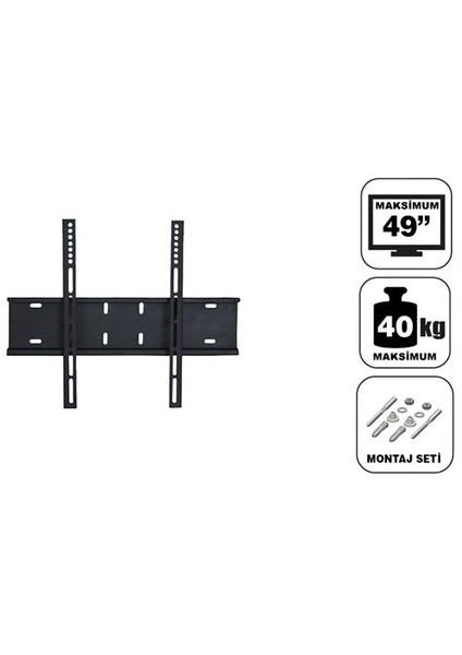 49'' Sabit A Plus Duvar Askı Aparatı