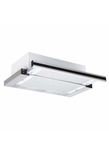 1140 Ankastre Sürgülü Aspiratör Crystal Line 60 Cm, Inox