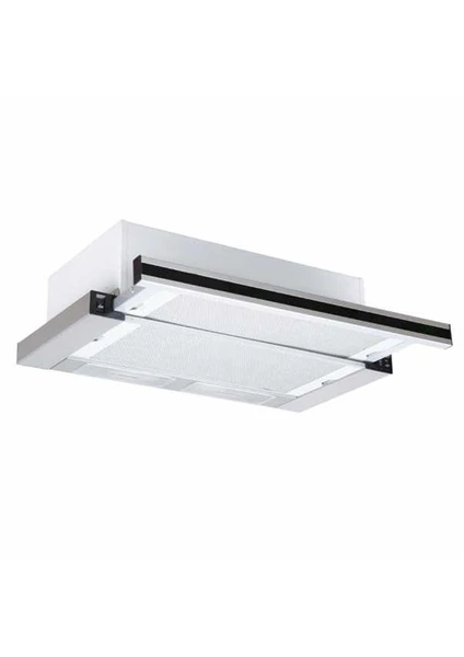 1140 Ankastre Sürgülü Aspiratör Crystal Line 60 Cm, Inox