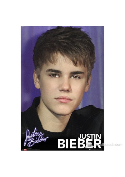 Justin Bieber Pin Up Purple Maxi Poster
