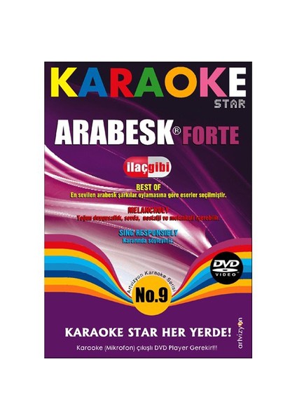 Karaoke Star No:9 Arabesk Forte - İlaç Gibi