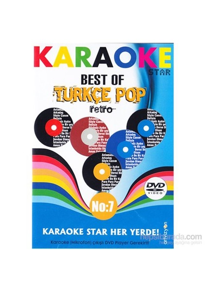 Karaoke Star No:7 Best of Türkçe Pop - Retro