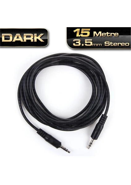 1.5 Metre 3.5mm Stereo Ses Bağlantı Kablosu (DK-CB-AUL150)