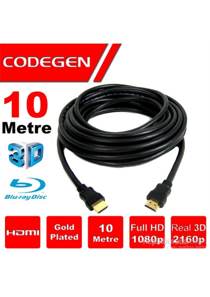 10 Metre 1080p V 1.4B HDMI Kablo CPS100
