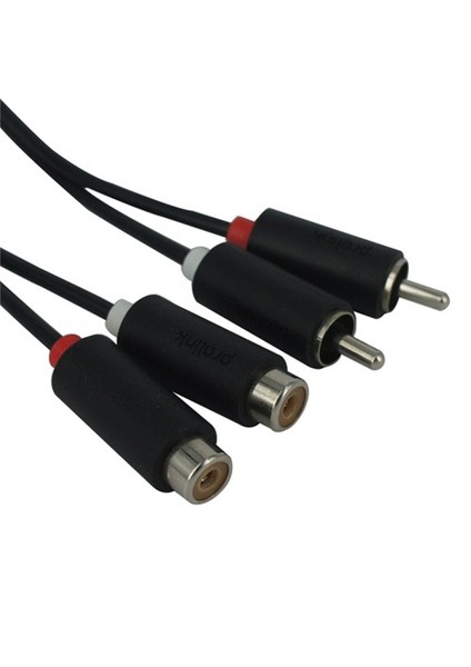 PB102 2 RCA -2 RCA Siyah Soket Kablo (1,5 m)