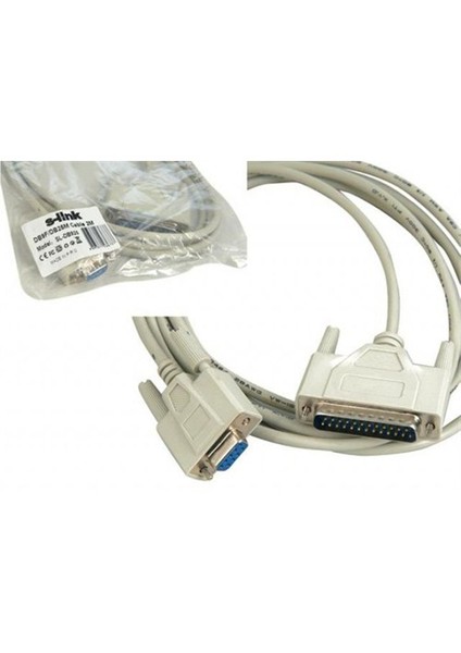 Sl-Db925 S-Lınk Db9f To Db25m 9C+A 28Awg 2M Rs232 Kablosu