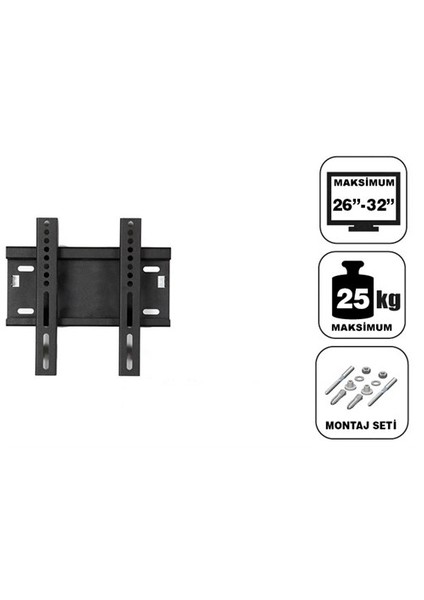 26''-32''A Plus  Sabit Askı Aparatı