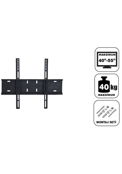 40''-55'' Sabit A Plus Duvar Askı Aparatı