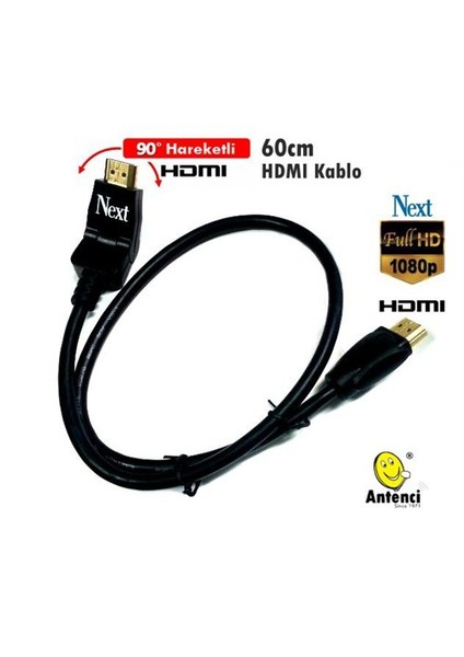 Hdmı Ara Kablo 60Cm