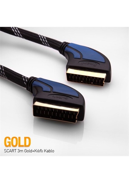 SLX-935 Scart Erkek to Scart Erkek Kablo 2M kablo