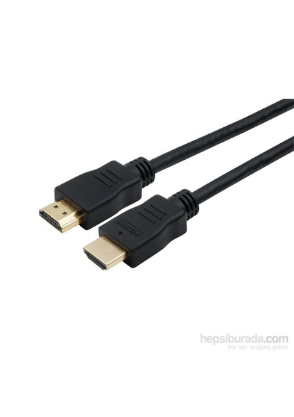EQ-PBHDGOLD15 Gold 1.5M Polybag HDMI Kablosu