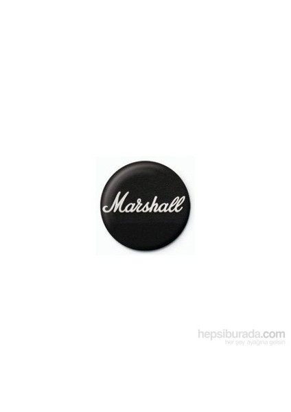 Rozet - Marshall Black Logo